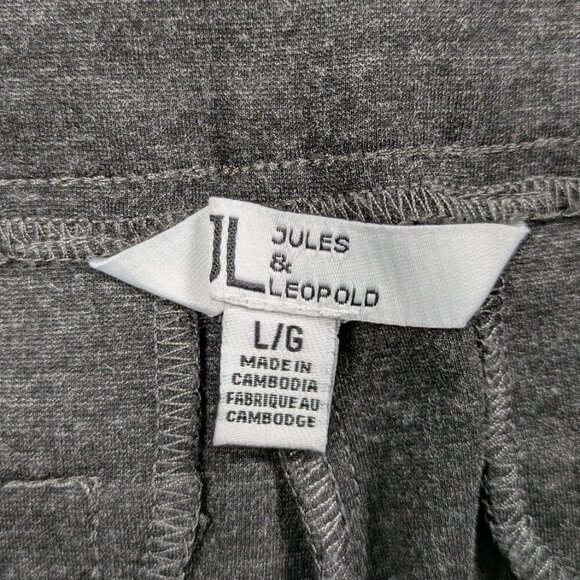 Jules & Leopold Gray Pull On Active Pants Size Large - Picture 5 of 5